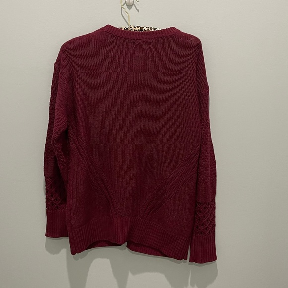 womens maurice’s size medium maroon sweater - Picture 3 of 10